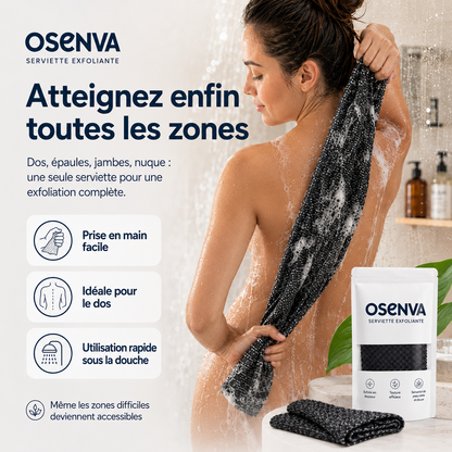Serviette Exfoliante Corps Osenva®