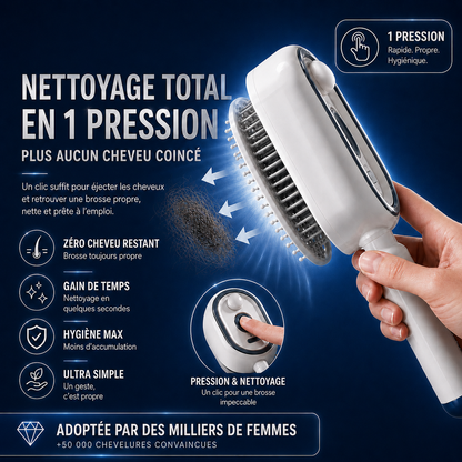 Brosse lissante vapeur - Mavaro®